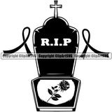 Rip Quote Mortuary Tombstone Science Cremation Death Morgue Autopsy Dead Body Corpse Cadaver Health Horror Funeral Burial Service Die Pass Away Cremate Logo Clipart SVG