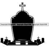 Mortuary Tombstone Science Funeral Burial Service Die Pass Away Cremate Cremation Death Morgue Autopsy Dead Body Corpse Cadaver Health Horror Design Logo Clipart SVG