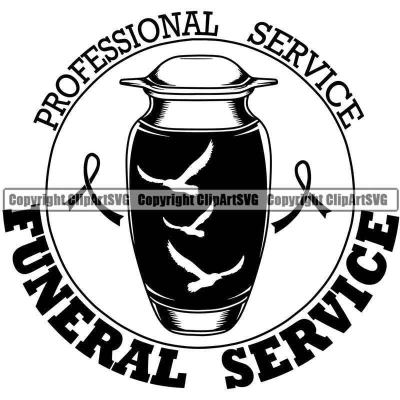 Professional Service Funeral Service Quote Mortuary Human Dust Design Element Science Funeral Burial Service Die Pass Away Cremate Cremation Death Morgue Autopsy Dead Body Corpse Cadaver Health Horror Logo Clipart SVG