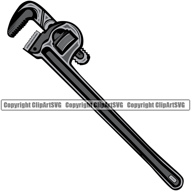 Plumber Pipe Repair Service Plumbing Wrench Vector Work Kitchen Professional Design Element Tool Repairman Handyman Equipment Drain House Water Maintenance Bathroom Clipart SVG