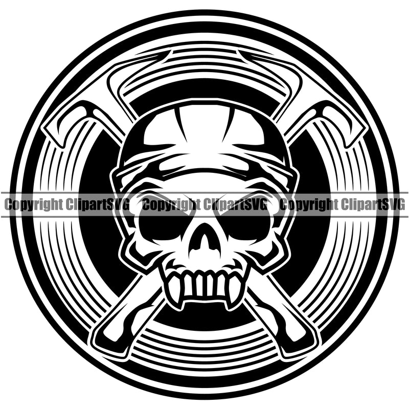Roofing Roofer Skull Skeleton Head Logo Design Element Roof Home House Residential Construction Architecture Building Rooftop Work Repair Worker Builder Company Business Logo Clipart SVG