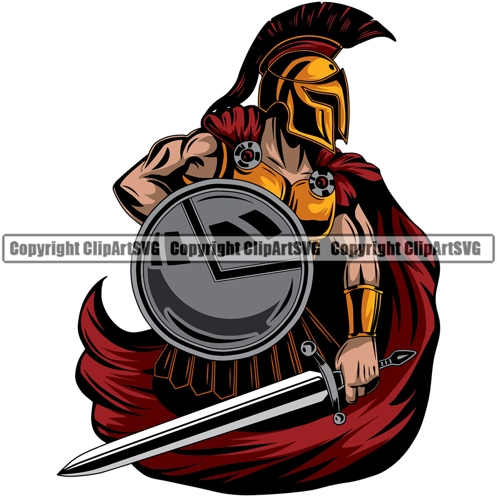 Spartan Logos Clip Art