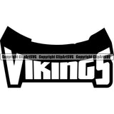 Vikings Mascot Ancient Viking Military Soldier Warrior Battle Fight Horns Medieval Fighter War Mascots Sports Team School Mascot Game Fantasy eSport Animal Emblem Badge Logo Symbol Clipart SVG