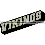 Vikings Mascot Ancient Viking 3D Gray Logo Military Soldier Warrior Battle Fight Horns Medieval Fighter War Mascots Sports Team School Mascot Game Fantasy eSport Animal Emblem Badge Symbol Clipart SVG