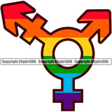 People Gay Couple Trans Color Symbol Design Element Homosexual LGBT Happy Love People Rainbow LGBTQ Pride Proud Lesbian Bisexual Transgender Rights Art Logo Clipart SVG