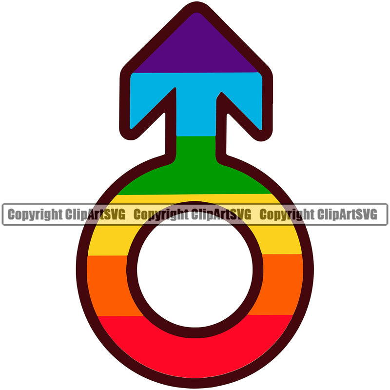 People Gay Male Sign Symbol Vector Design Element White Background Homosexual LGBT Happy Love People Rainbow LGBTQ Pride Proud Lesbian Bisexual Transgender Rights Art Logo Clipart SVG