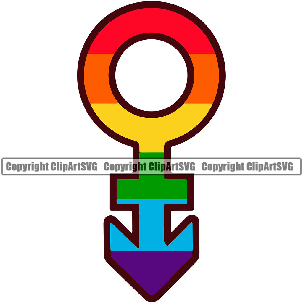 People Gay Trans Symbol Color Design Element White Background Homosexual LGBT Happy Love People Rainbow LGBTQ Pride Proud Lesbian Bisexual Transgender Rights Art Logo Clipart SVG
