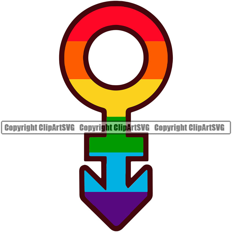 People Gay Trans Symbol Color Design Element White Background Homosexual LGBT Happy Love People Rainbow LGBTQ Pride Proud Lesbian Bisexual Transgender Rights Art Logo Clipart SVG