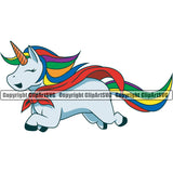 People Gay Unicorn Color Body Smile Face Design Element White Background Homosexual LGBT Happy Love People Rainbow LGBTQ Pride Proud Lesbian Bisexual Transgender Rights Art Logo Clipart SVG