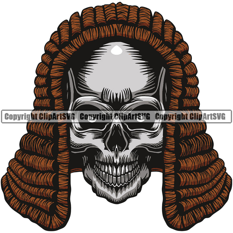 Skull Skeleton King Design Element White Background Death Head Skeleton Dead Face Horror Human Bone Evil Tattoo Grunge Scary Gothic Art Logo Clipart SVG