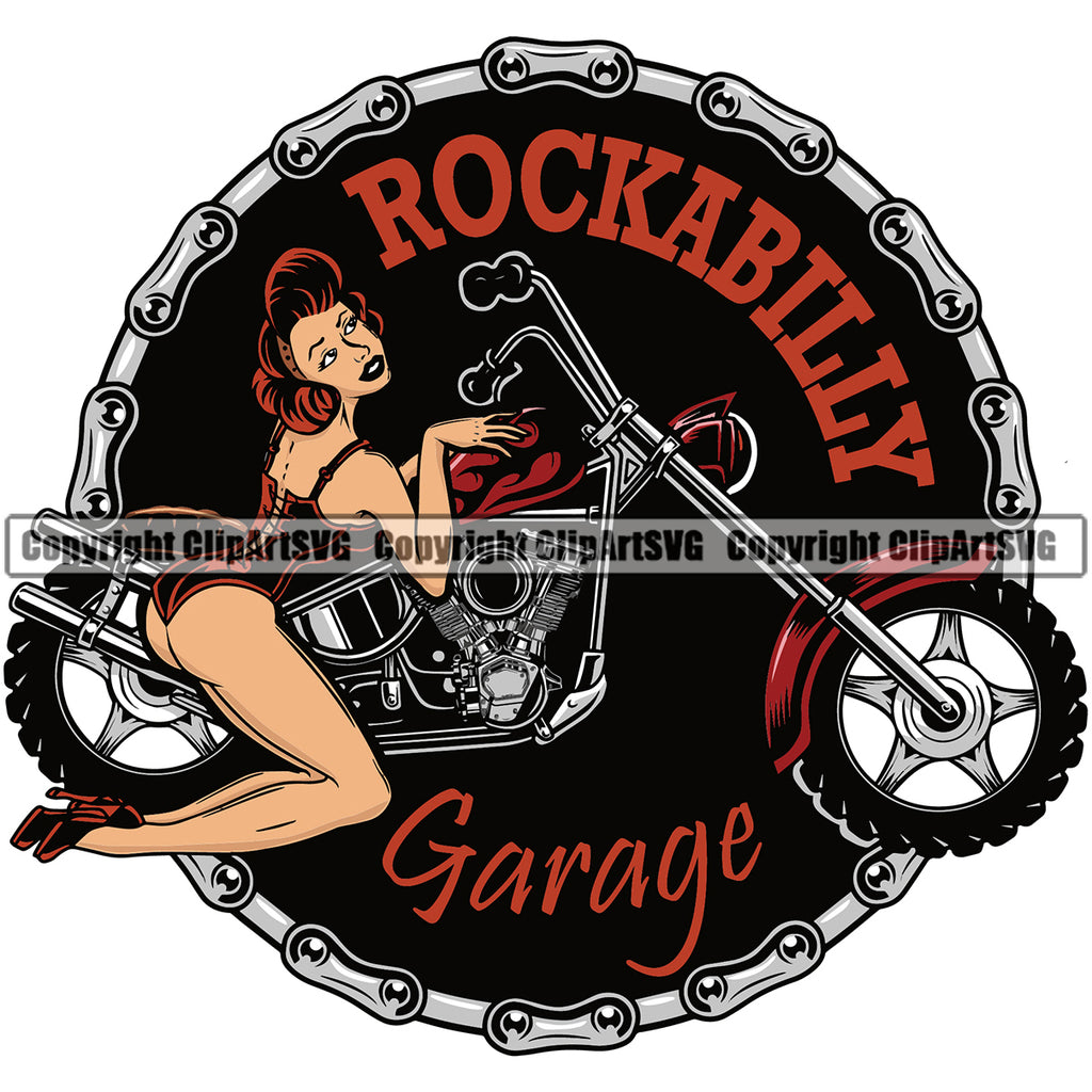 rockabilly girls and motorcycles