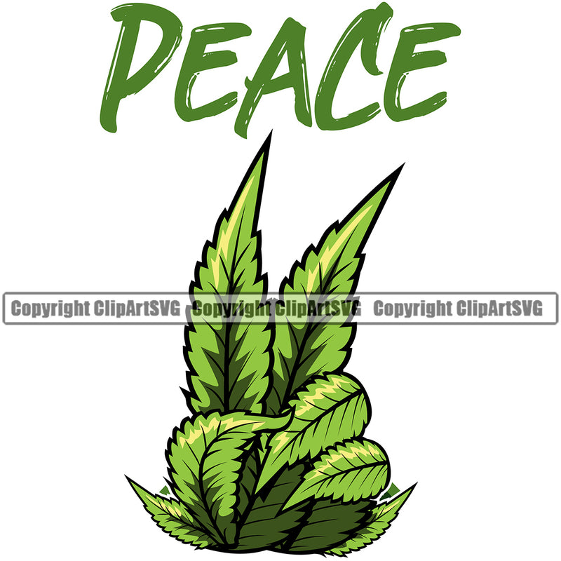 Marijuana Leaf Peach Hand Sign Design Element Vector White Background Legalize Pot Organic Leaf Medical Medicine Health Herb Plant Cannabis Hemp Drug Grass Weed THC Legal Art Logo Clipart SVG