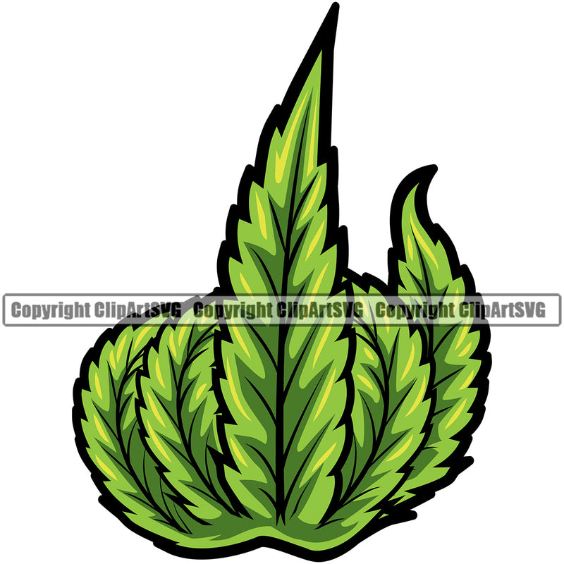 Smoking Marijuana Leaf Middle Finger Hand Sign Design Element Legalize Pot Organic Leaf Medical Medicine Health Herb Plant Cannabis Hemp Drug Grass Weed THC Legal Art Logo Clipart SVG