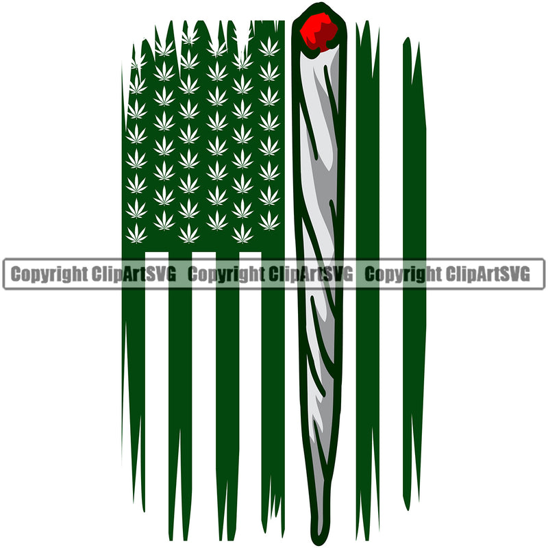 Black And White Marijuana Legalize Pot Organic Flag Design Element Marijuana Roll Leaf Medical Medicine Health Herb Plant Cannabis Hemp Drug Grass Weed THC Legal Art Logo Clipart SVG