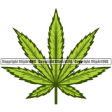 Marijuana Leaf Silhouette Vector Green Color Design Element Legalize Pot Organic White Background Leaf Medical Medicine Health Herb Plant Cannabis Hemp Drug Grass Weed THC Legal Art Logo Clipart SVG
