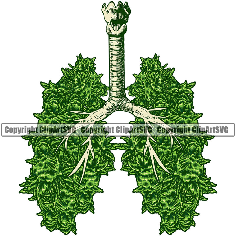 Smoking Marijuana Human Body Part Vector Green Color Design Element Legalize Pot Organic White Background Leaf Medical Medicine Health Herb Plant Cannabis Hemp Drug Grass Weed THC Legal Art Logo Clipart SVG