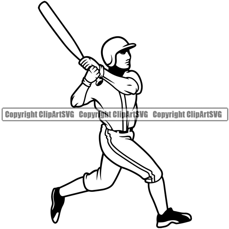 Baseball Sport Team League Equipment E-Sport Sports Fantasy Game Player Hit Homerun Body Mascot Design Element Ball Professional Stadium Outfield Competition Field Leather Logo Clipart SVG