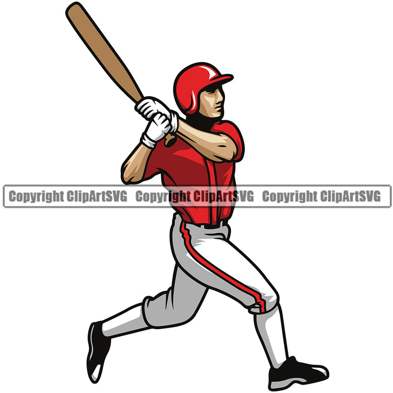Baseball Sport Team League Equipment E-Sport Sports Fantasy Game Player Hit Homerun Baseball Color Body Mascot Design Element Ball Professional Stadium Outfield Competition Leather Logo Clipart SVG