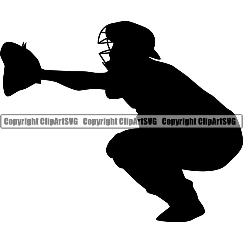 Baseball Sport Team League Equipment E-Sport Sports Silhouette Seat Wearing Helmet Design Element Fantasy Game Player Ball Professional Stadium Outfield Competition Field Leather Logo Clipart SVG