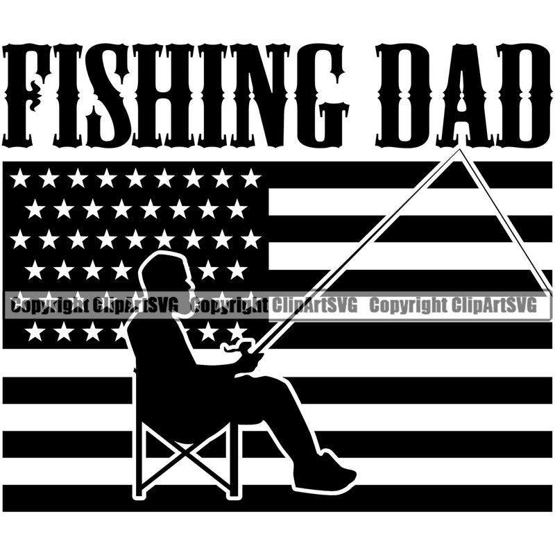 Fishing Fish Fisherman Hunt Hunting Hunter Outdoor Sport Fishing Dad Black Color Quote Text Design Element Hunting Lake Pond Sea River Ocean Design Logo Clipart SVG