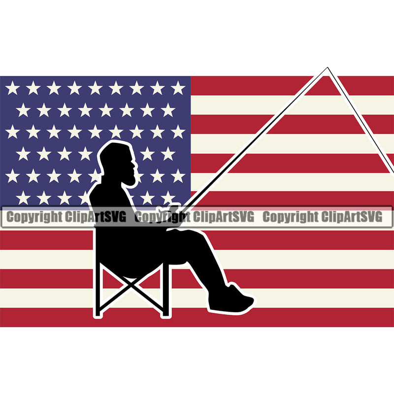 Fishing Fish Fisherman Hunt Hunting Hunter Outdoor Fishing Dad Color Logo Design Element Sport Hunting Lake Pond Sea River Ocean Design Logo Clipart SVG