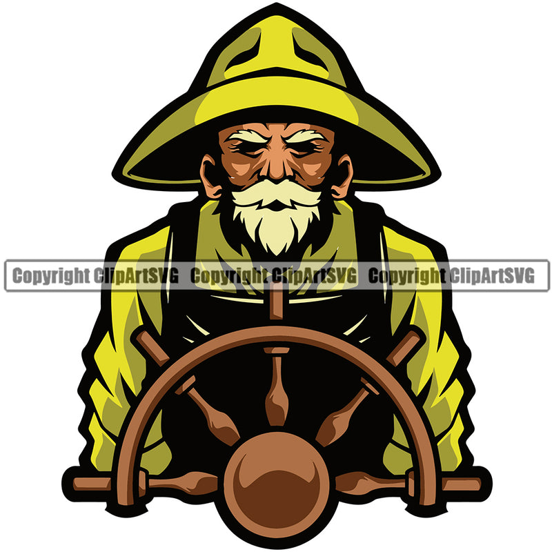 Fishing Fish Fisherman Hunt Hunting Hunter Outdoor Sport Fisherman Color Body White Background Mascot Design Element Hunting Lake Pond Sea River Ocean Design Logo Clipart SVG