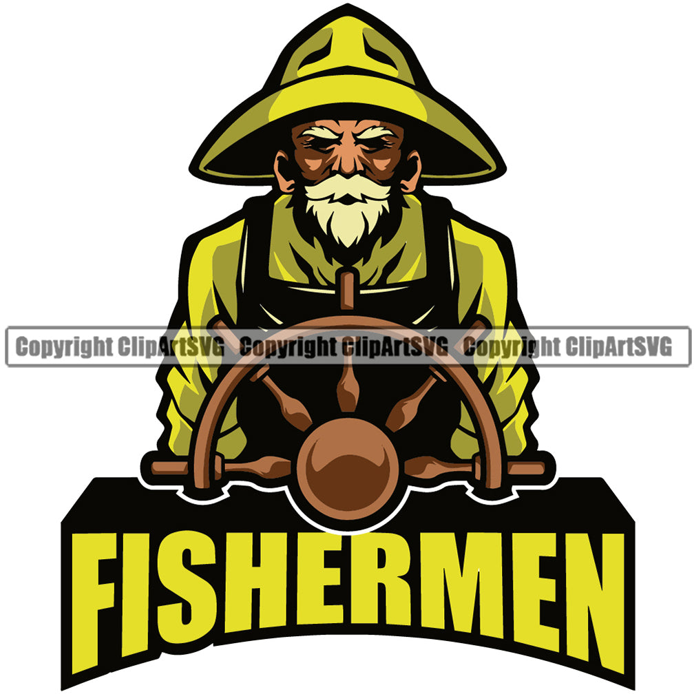 Fishing Fish Fisherman Hunt Hunting Hunter Outdoor Color Body Fisherman Quote Text Mascot Design Element White Background Sport Hunting Lake Pond Sea River Ocean Design Logo Clipart SVG