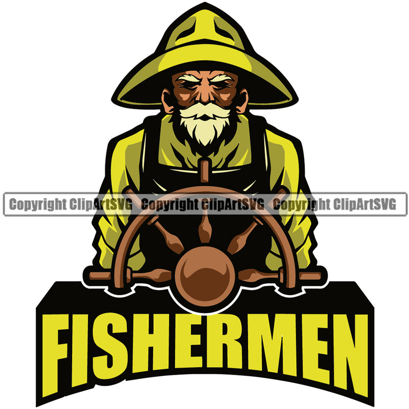Fishing Fish Fisherman Hunt Hunting Hunter Outdoor Color Body Fisherman Quote Text Mascot Design Element White Background Sport Hunting Lake Pond Sea River Ocean Design Logo Clipart SVG