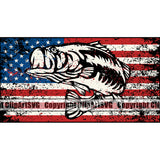 Fishing Fish Fisherman Hunt Hunting Hunter Outdoor Sport Fishing United State USA Flag Under Fish Color Design Element Mascot Hunting Lake Pond Sea River Ocean Design Logo Clipart SVG