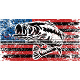 Fishing Fish Fisherman Hunt Hunting Hunter Outdoor Fish Under USA Flag United State Color Design Element White Background Sport Hunting Lake Pond Sea River Ocean Design Logo Clipart SVG