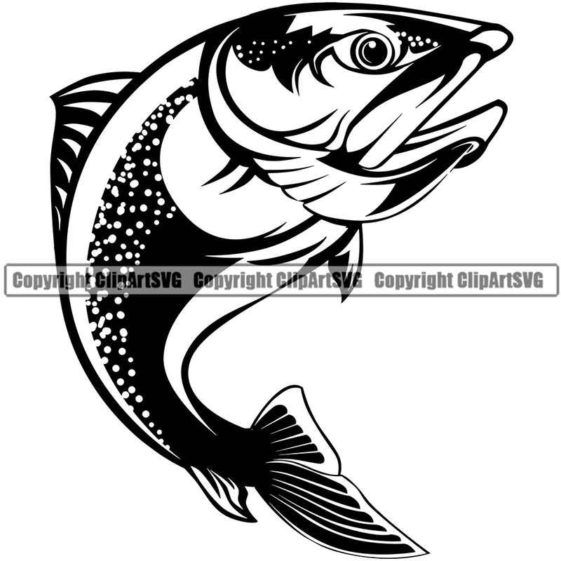 Fishing Fish Fisherman Hunt Hunting Hunter Fishing Trout Rod Reel Hook Big Fish Vector Design Element Outdoor Sport Hunting Lake Pond Sea River Ocean Design Logo Clipart SVG