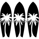 Sports Surfing Boat Design Element Beach Summer Surf Ocean Tropical Logo Wave Vacation Travel Sea Surfboard Palm Paradise Island Surfer Hawaii Nature Sun Sunset Clipart SVG