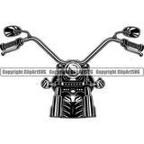 Motorcycle Bike Biker Cycle Chopper Motorbike Ride Rider Racer Rider Skull Head Bike Design Element Transportation Vehicle Art Design Logo Clipart SVG