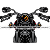 Motorcycle Bike Biker Cycle Chopper Motorbike Handel Bars Color Design Element Ride Rider Racer Rider Transportation Vehicle Art Design Logo Clipart SVG