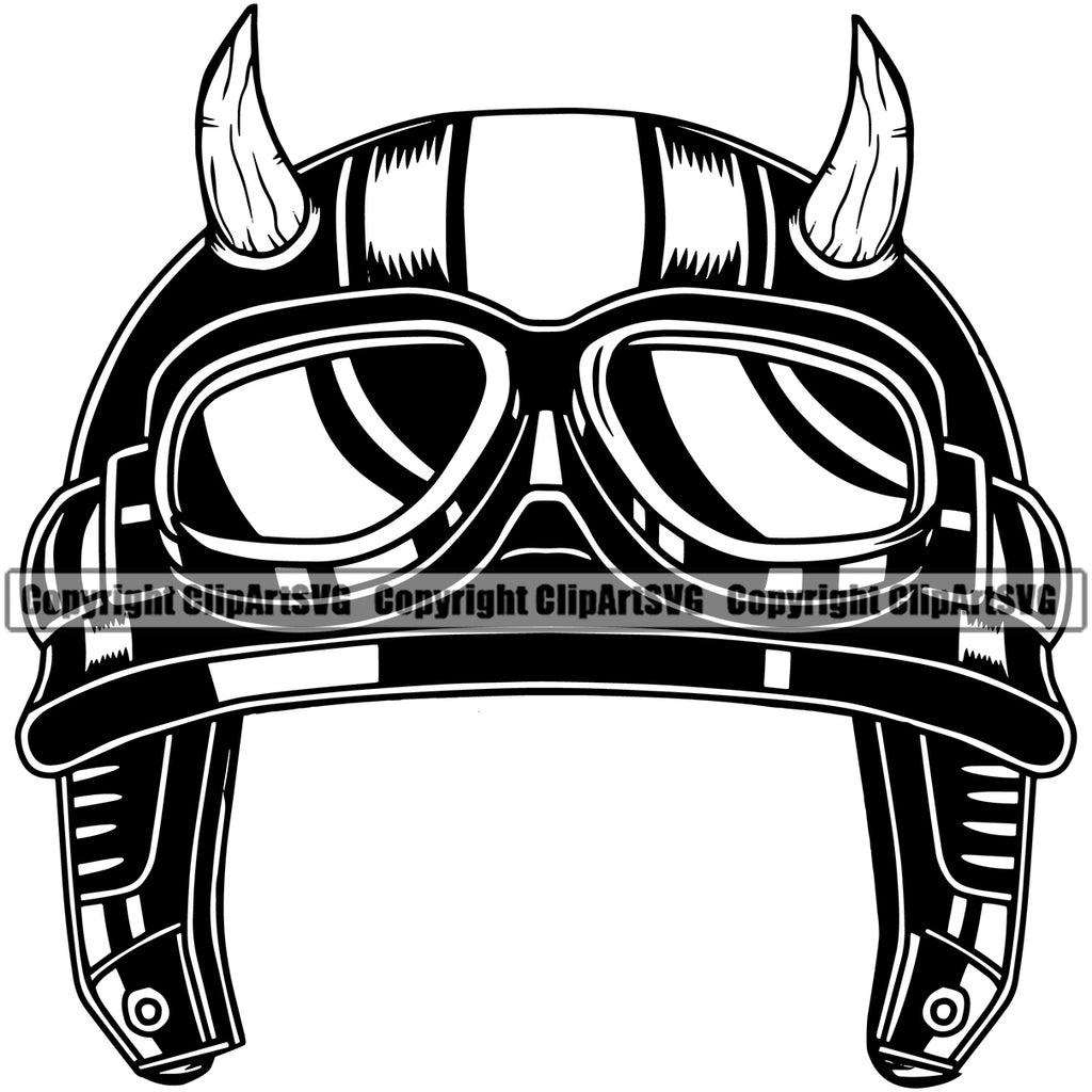 bike helmet horns Motorcycle Bike Biker Cycle Chopper Motorbike Devil Helmet With Horns And Sunglasses Design Element Ride Rider Racer Rider Transportation Vehicle Art Design Logo Clipart SVG – ClipArt SVG