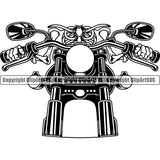 Motorcycle Bike Biker Cycle Chopper Motorbike Ride Rider Racer Rider Skeleton No Head Vector Design Element Transportation Vehicle Art Design Logo Clipart SVG