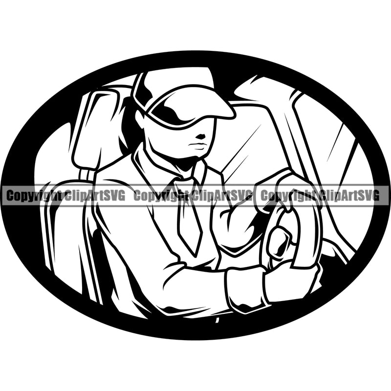 Transportation Truck Driver Delivery Man Vector Design Trailer Big Rig 18 Wheeler Truck Driver Trucker Trucking Shipping Transport Cargo Commercial Vehicle Move Moving Business Company Logo Clipart SVG