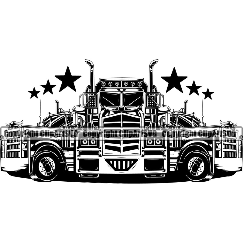 Transportation Truck Driver Hammer Down Commercial Vehicle Move Moving Business Company Logo Trailer Big Rig 18 Wheeler Truck Driver Trucker Trucking Shipping Transport Cargo Clipart SVG