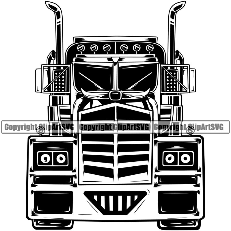 Transportation Truck Driver  Hammer Down Design Move Moving Business Company Logo Big Rig 18 Wheeler Truck Driver Trucker Trucking Shipping Transport Cargo Vector Clipart SVG