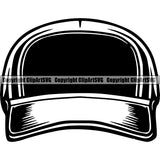 Transportation Truck Hat Black Color Design Element Commercial Vehicle Move Moving Business Company Logo Cargo Haul Hauler Semi Tractor Trailer Big Rig 18 Wheeler Truck Driver Clipart SVG