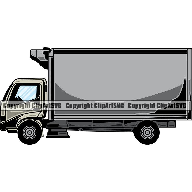 Transportation Truck Delivery Semi Tractor Trailer Big Rig 18 Wheeler Truck Driver Trucker Haul Hauler Delivery Business Company Logo Clipart SVG