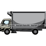 Transportation Truck Delivery Semi Tractor Trailer Big Rig 18 Wheeler Truck Driver Trucker Haul Hauler Delivery Business Company Logo Clipart SVG