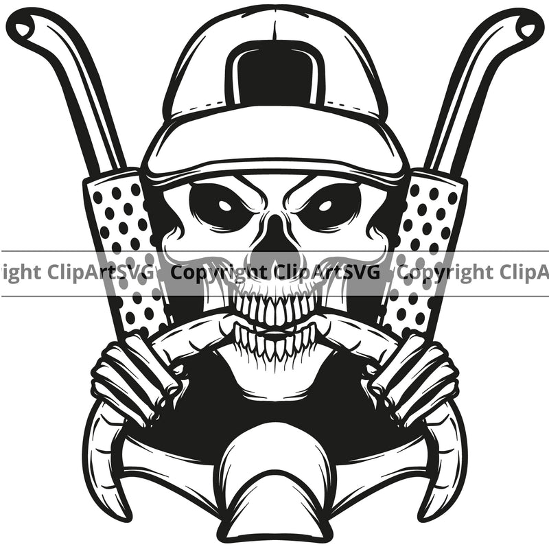 Transportation Truck Skull Design Element Skeleton Commercial Vehicle Move Moving Business Company Logo Wheeler Truck Driver Trucker Trucking Shipping Transport Vector Clipart SVG
