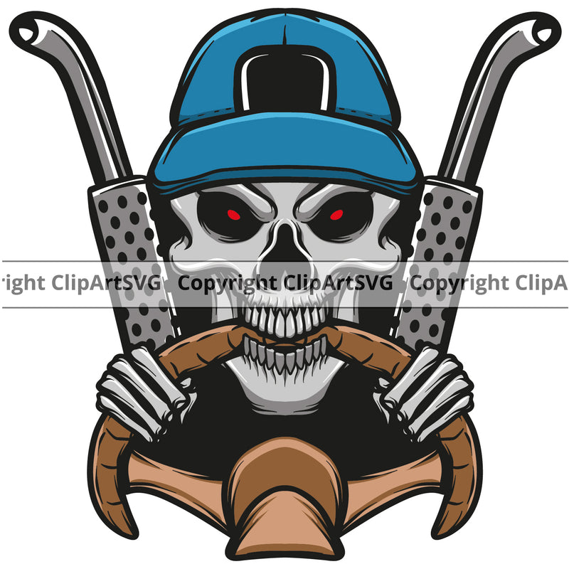 Transportation Truck Skull Color Skeleton Vector Color Design Head Truck Semi Tractor Business Company Logo Cargo Trailer Big Rig 18 Wheeler Truck Driver Trucker Commercial Vehicle Move Clipart SVG