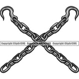 Transportation Truck Tow Chain Hook Tow Truck Driver Towing Car Truck Semi Haul Hauler Delivery Emergency Business Company Vehicle Repair Clipart SVG