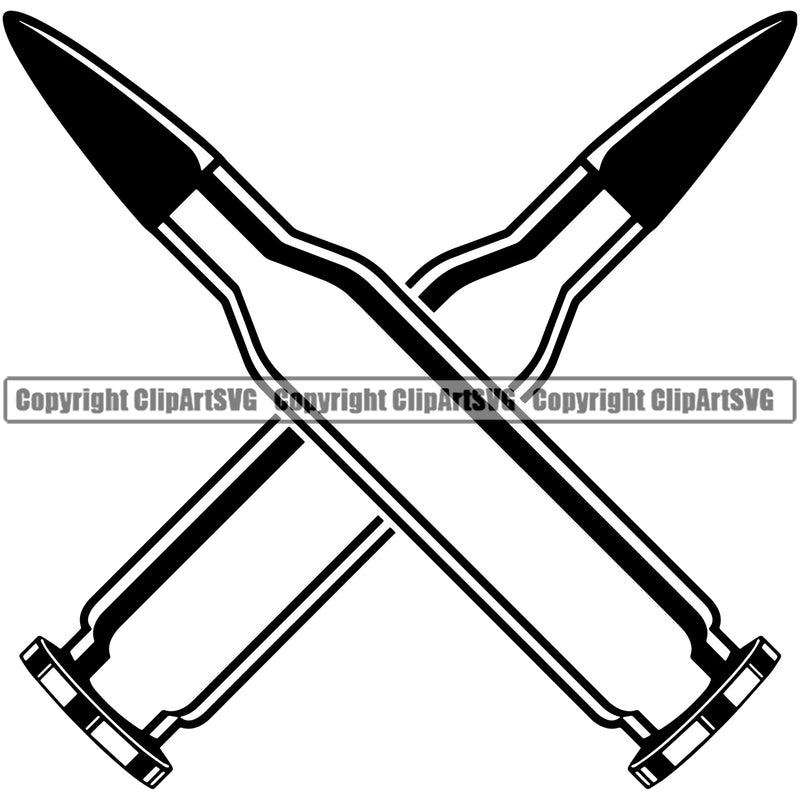 Military Army Gun Weapon Rights 2nd Amendment Bullet Gun Machine Gun AK-47 Design Element USA America American Art Design Logo Clipart SVG