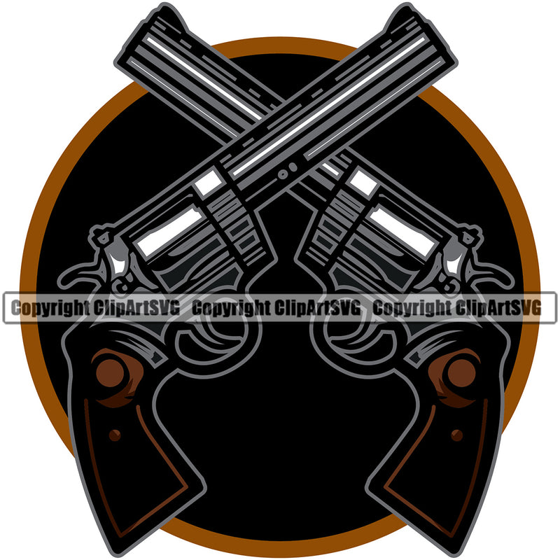 Military Army Gun Weapon Rights 2nd Amendment Soldier Force Security Gun Design Element USA America American Art Design Logo Clipart SVG