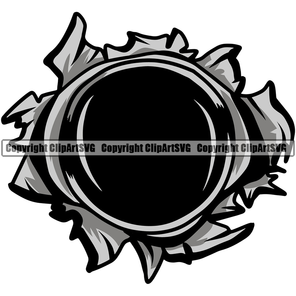 Military Army Gun Weapon Rights 2nd Bullet Holes Security Militant Design Element Amendment USA America American Art Design Logo Clipart SVG