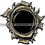 Military Army Gun Weapon Rights 2nd Amendment Bullet Holes Color Design Element Safety Troops Militant Army Police USA America American Art Design Logo Clipart SVG