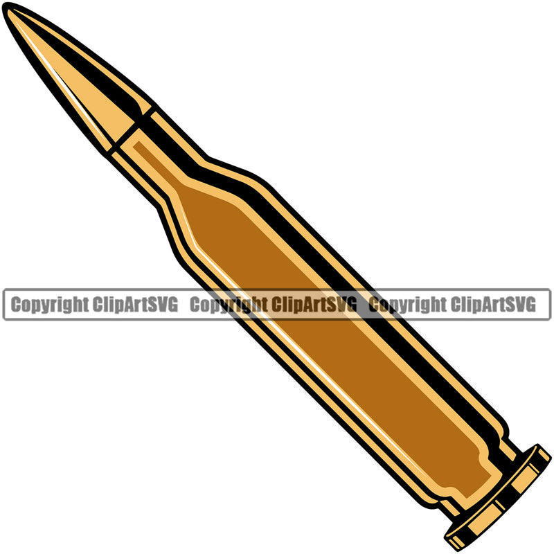 Military Army Gun Weapon Rights 2nd Amendment Gun Bullet Machine Gun AK-479 Color Design Element USA America American Art Design Logo Clipart SVG